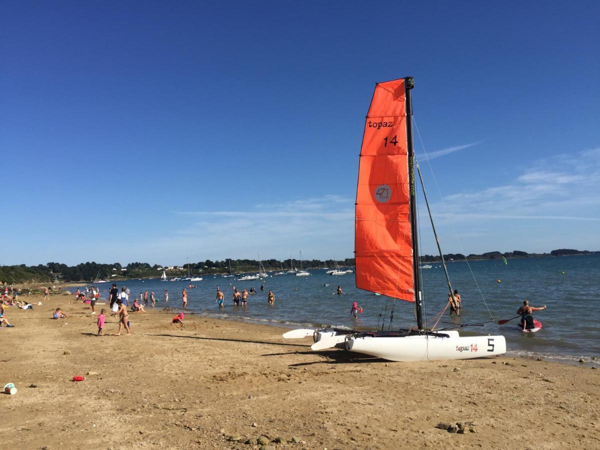 Maison Vue Mer Dans Le Golfe Du Morbihan Baden Bagian luar foto